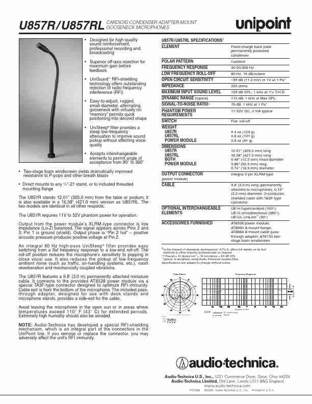 Audio-Technica Microphone U857R-page_pdf